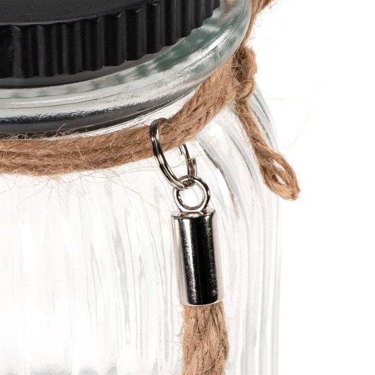 Lampy solarne, 3 LED, plastikowe, zimna biel, 3 szt.